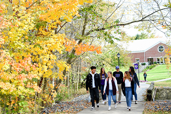 Bluffton University students