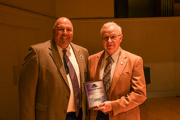 Greg Wannemacher and Coach James Grandey